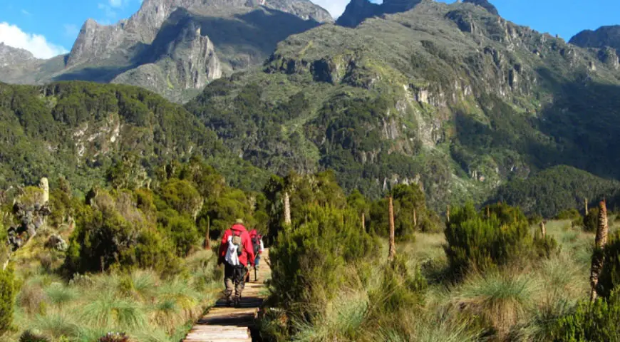 Hiking Mount Elgon in Uganda